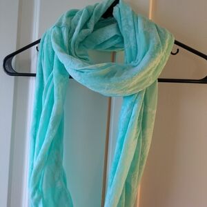 Elegant Aqua Scarf